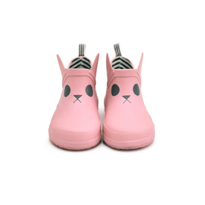 Kerran Pink Rabbit Rain Boots