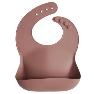 Silicone Baby Bib - Woodchuck